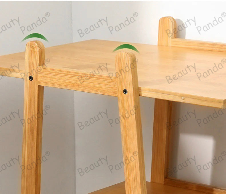 Beauty Panda Teak Wood Indoor/Outdoor Plant Stand for Home Garden Balcony Living Room Decor (BH4)
