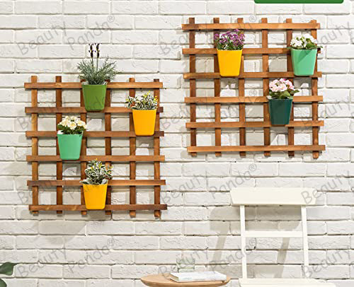 hanging panda planter Beauty Panda® Wood Hanging Planter, Wall Planter, Plant Holder for Liv – Beautypanda.in