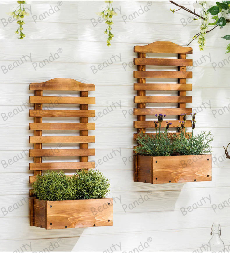 hanging plant stand for balcony Beauty Panda®Teak Wood Plant Stand Indoor Outdoor, Hanging Plant Shelf – Beautypanda.in