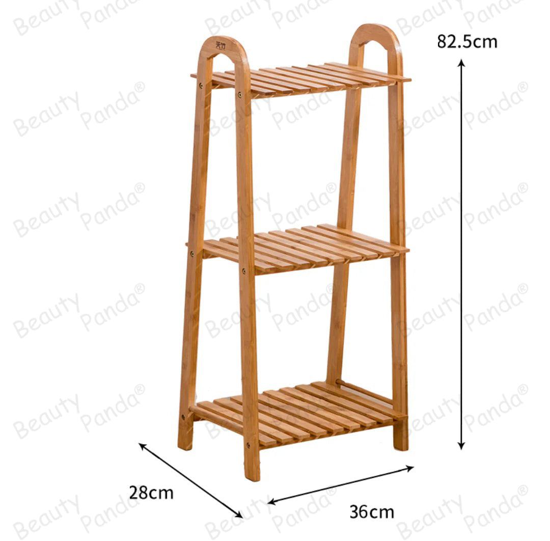 Beauty Panda Teak Wood Indoor/Outdoor Plant Stand for Home Garden Balcony Living Room Decor (U3M)