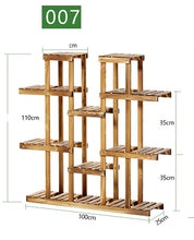 Load image into Gallery viewer, Beauty Panda® Teak Wood Multipurpose Plant Stand Indoor Outdoor Planter Display Shelving (007)
