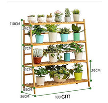 Load image into Gallery viewer, Beauty Panda® Teak Wood Multipurpose Plant Stand Indoor Outdoor Planter Display Shelving (SL100)
