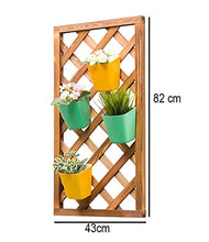 Load image into Gallery viewer, Beauty Panda® Wood Hanging Planter, Wall Planter, Plant Holder for Living Room Garden Patio Yard Balcony (HWL2)
