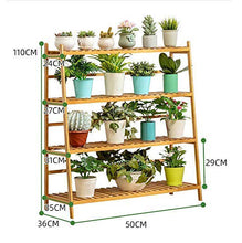 Load image into Gallery viewer, Beauty Panda® Teak Wood Multipurpose Plant Stand Indoor Outdoor Planter Display Shelving (SL100)
