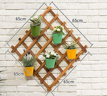 Load image into Gallery viewer, Beauty Panda® Wood Hanging Planter, Wall Planter, Plant Holder for Living Room Garden Patio Yard Balcony (HWS1)
