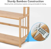 Load image into Gallery viewer, Beauty Panda Wood Spice Rack Organizer - Seasoning Organizer for Cabinet - 3 Tier Spice Shelf Teak Wooden - Stackable Free Standing Space Saving Spice Rack for Countertop , Kitchen (SP3)

