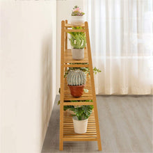 Load image into Gallery viewer, Beauty Panda® Teak Wood Multipurpose Plant Stand Indoor Outdoor Planter Display Shelving (SL100)
