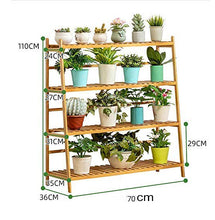 Load image into Gallery viewer, Beauty Panda® Teak Wood Multipurpose Plant Stand Indoor Outdoor Planter Display Shelving (SL100)
