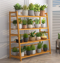 Load image into Gallery viewer, Beauty Panda® Teak Wood Multipurpose Plant Stand Indoor Outdoor Planter Display Shelving (SL100)
