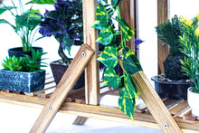 Load image into Gallery viewer, Beauty Panda® Teak Wood Multipurpose Plant Stand Indoor Outdoor Planter Display Shelving (58T)
