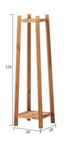 Load image into Gallery viewer, Beauty Panda Teak Wood Indoor/Outdoor Plant Stand for Home Garden Balcony Living Room Decor (ST8L)
