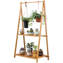 Load image into Gallery viewer, Beauty Panda Teak wood Plant/Flower Stand Rack for Indoors Balcony Terrace Garden (AS2)
